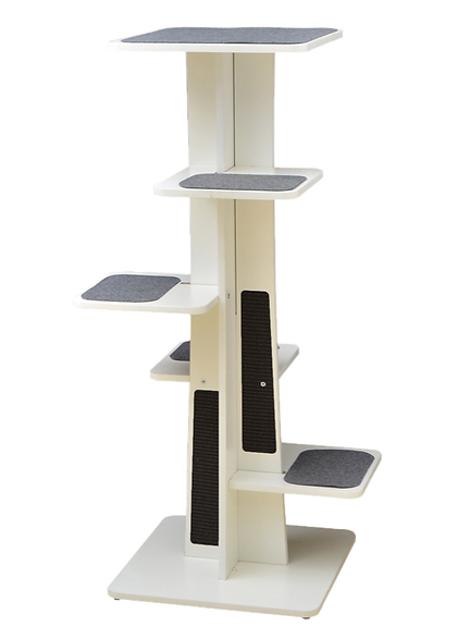 PetPals Modern Tower 6-Level Cat Tree: Style and Entertainment for Your Feline Friend