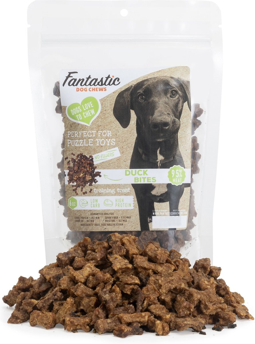 Fantastic Dog Chews 95% Beef Bites Dog Treats - High-Protein and Delicious