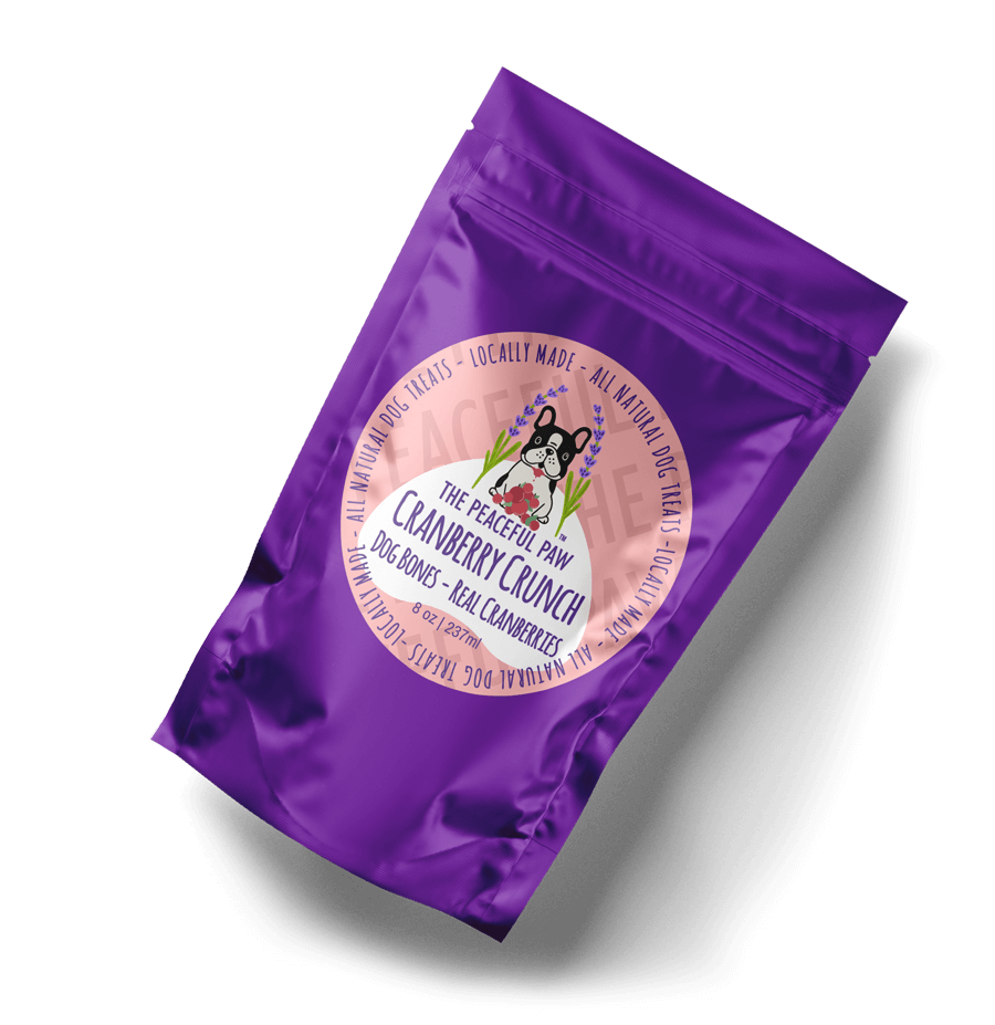 Cranberry Crunch Dog Bones | All-Natural Ingredients | 8 oz Bag