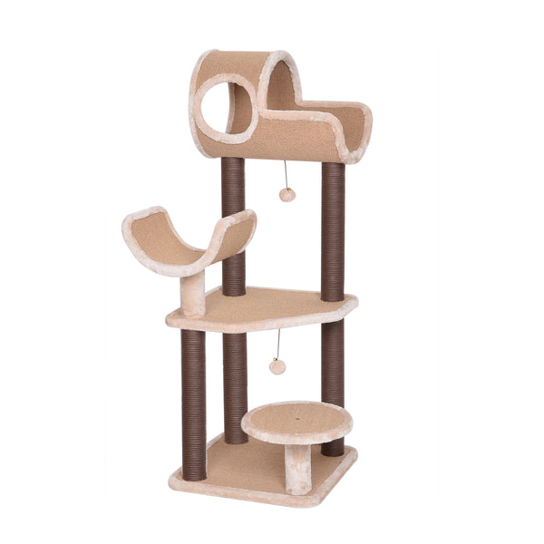 Multifunctional Camel Cat Tree - Modern Design for Stylish Play and Rest