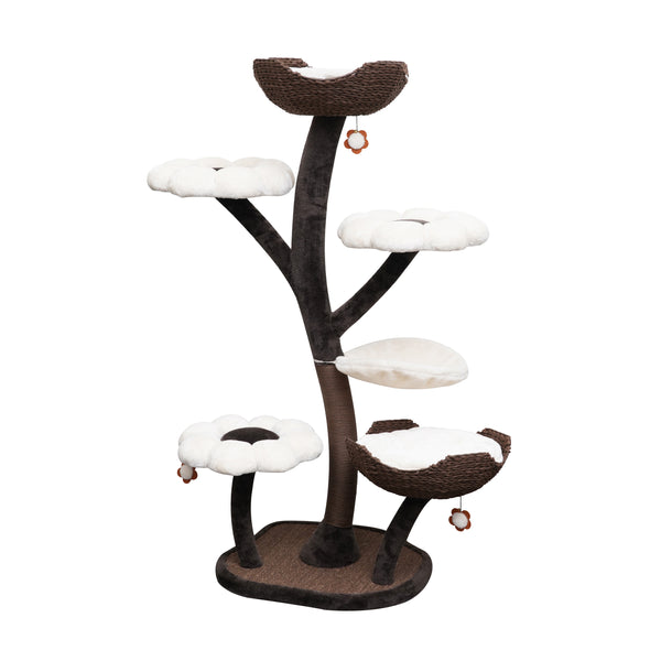 All-in-one Blossom Large Cat Tree: Style and Comfort for Your Feline Friend